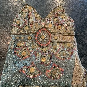 Beaded top/tank/cami size small